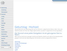Tablet Screenshot of frohefestefeiern.de